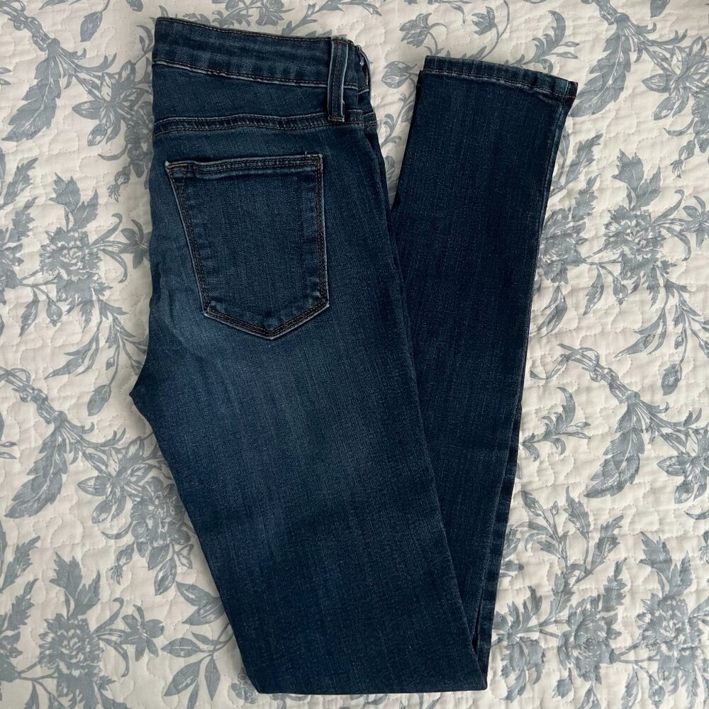 Just Black Dark Wash Skinny Jeans